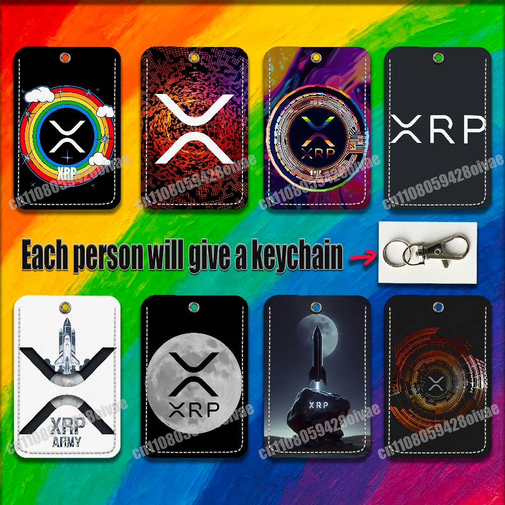 Leather Works - Xrp Ripple Krypto Waluta Cyfrowa Klipsy