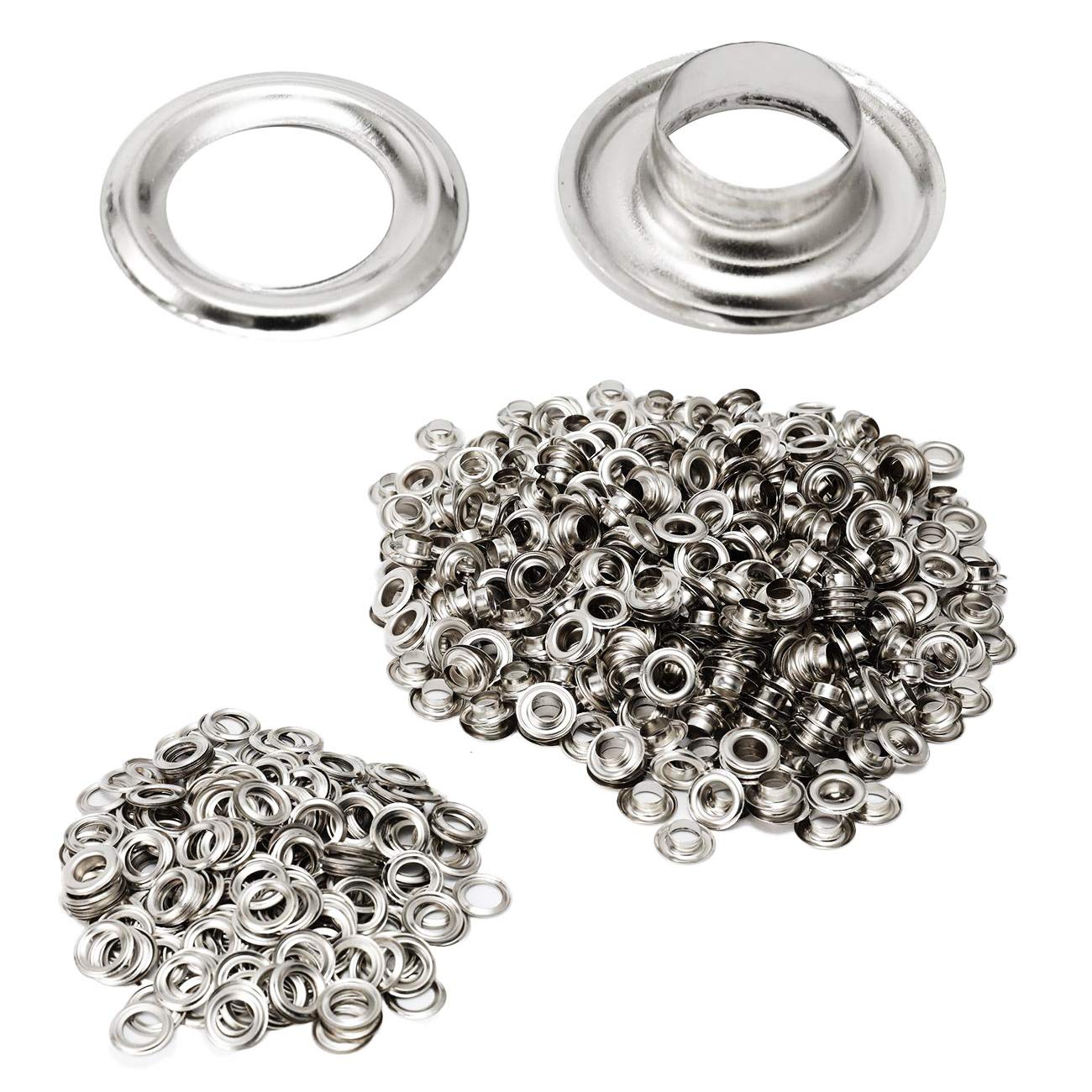 Leatherwork Eyelets - 1000 sztuk zestaw przelotki metalowe oczka