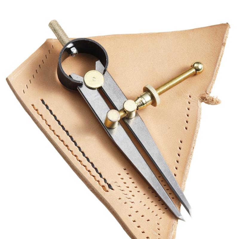 1 szt. Sprężynowy cyrkiel płas – Leatherwork Edge Creaser recenzja i cena