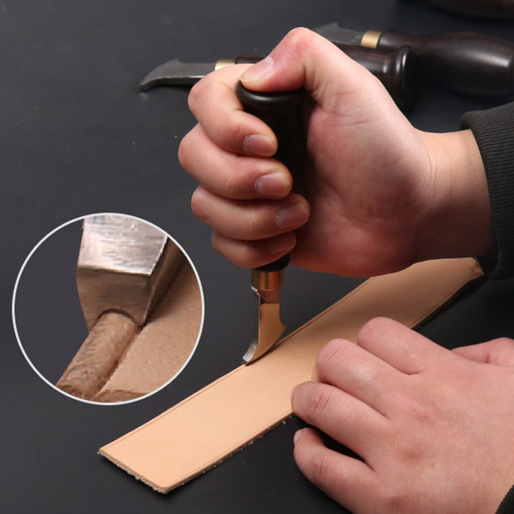 1 szt. Skóra płytkie szczelina – Leatherwork Edge Creaser recenzja i cena