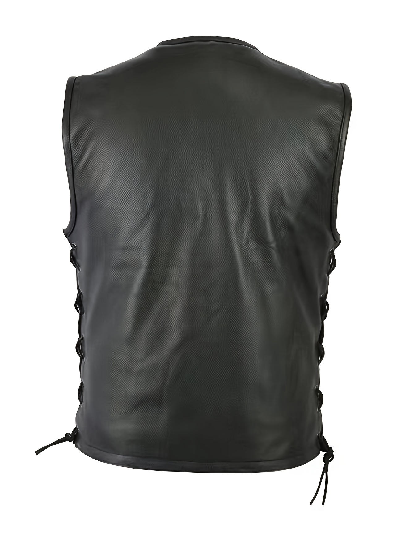 Męska kamizelka motocyklowa w  – Leather Work Vest For Men recenzja i cena