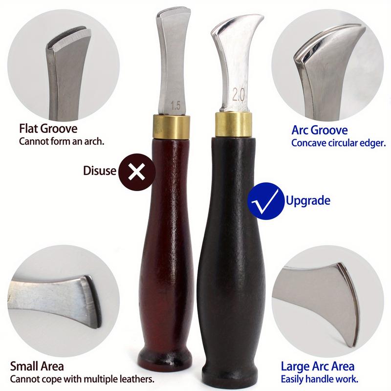 Narzędzia do wygładzania krawę – Leatherwork Edge Creaser recenzja i cena