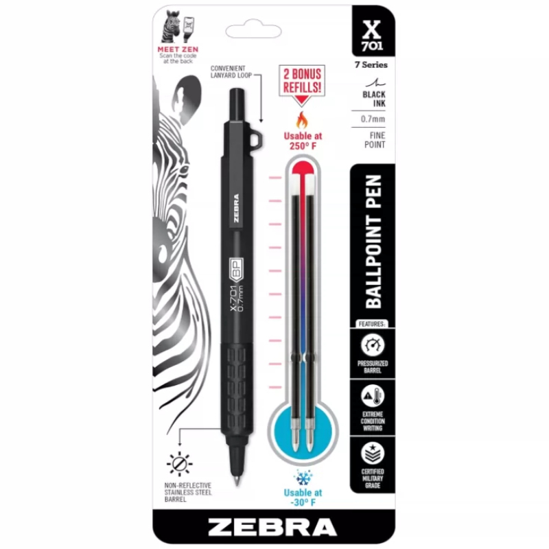 Japonia ZEBRA F-701 402 G-301  – Zebra Pen F-301 recenzja i cena
