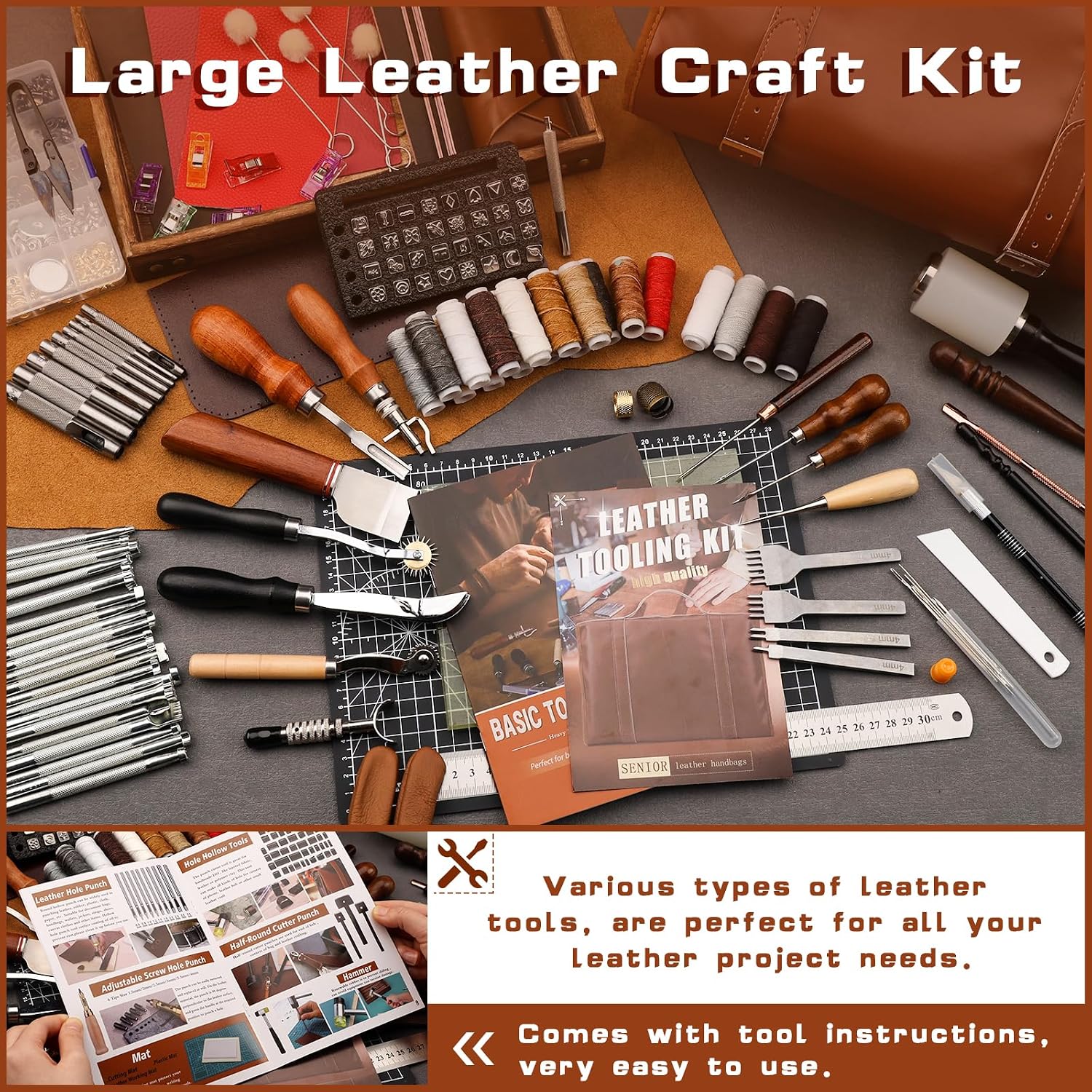 Zestaw narzędzi do obróbki skó – Leather Works recenzja i cena