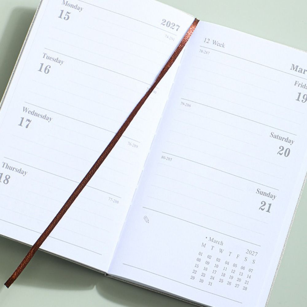 Planer na rok 2027, notes A6 z – Leatherwork Plans recenzja i cena