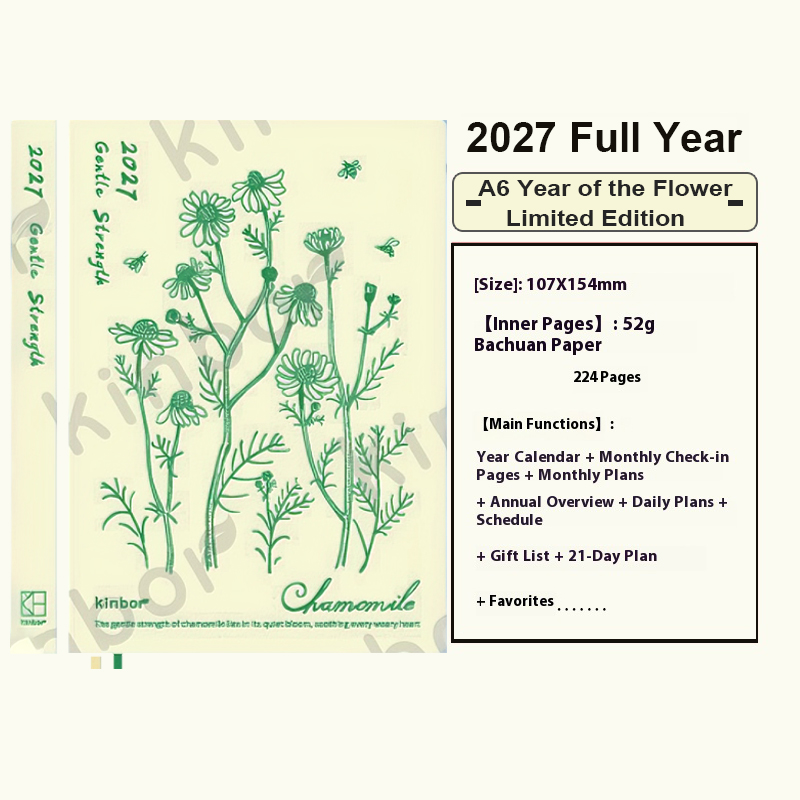 Kinbor Nowy Planer 2027 A5/A6  – Leatherwork Plans recenzja i cena