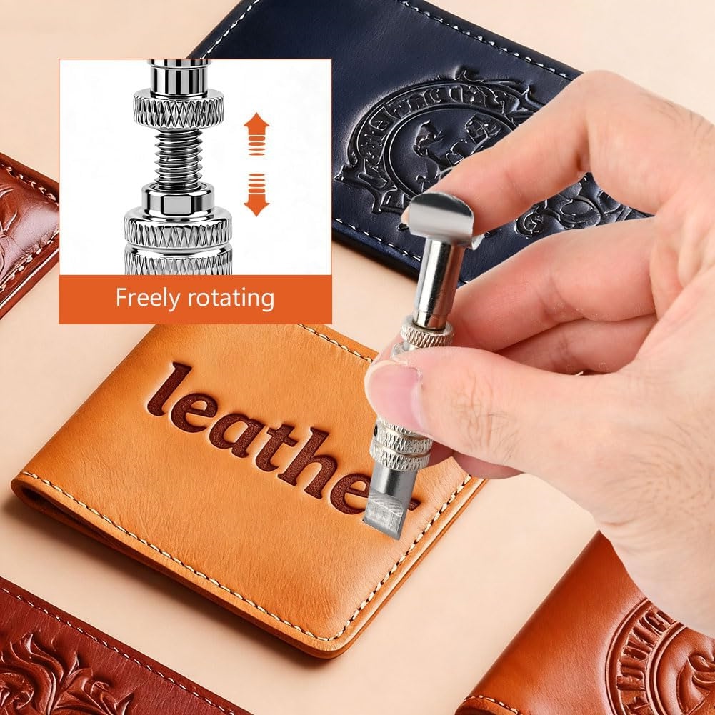 Skórzany nóż obrotowy, regulow – Swivel Knife Tool recenzja i cena