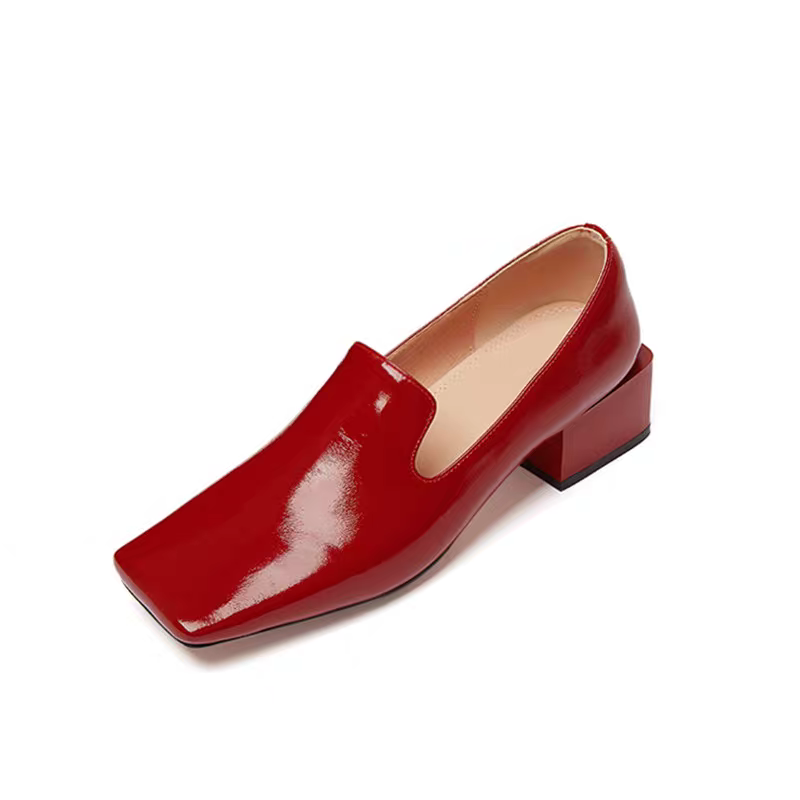 Damskie czerwone buty na wiosn – Leatherwork In French recenzja i cena